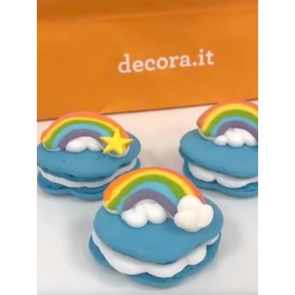 Sockerdekorationer - Regnbågar- 6 st Sockerdekorationer - Regnbågar- 6 st