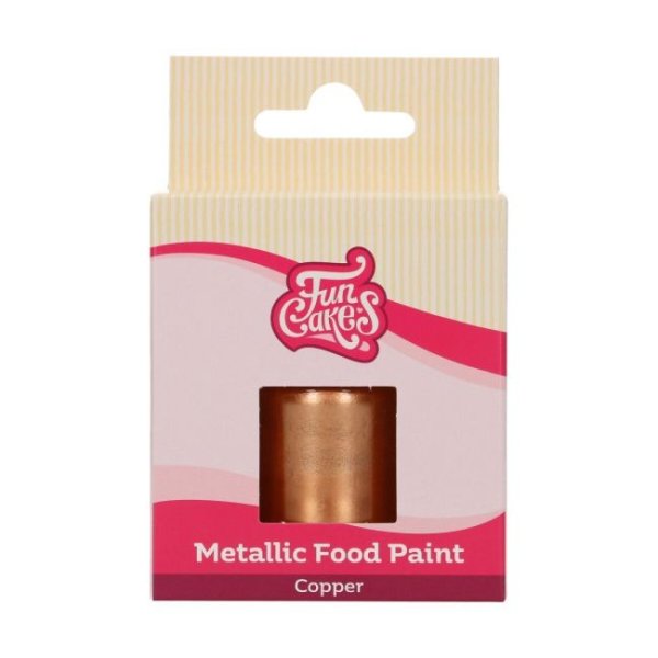 Ätbar paint-färg - Metallic Copper - FunCakes - 30 ml Ätbar paint-färg - Metallic Copper - FunCakes - 30 ml
