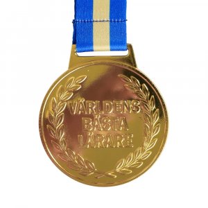 Medalj - V�rldens B�sta L�rare - Metall