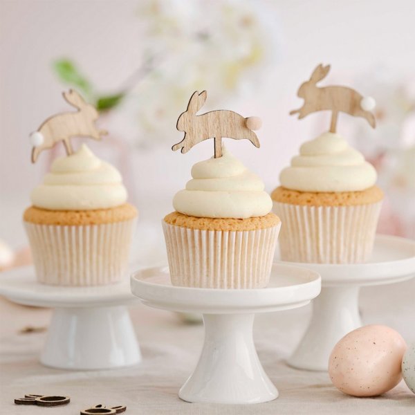 Cake picks - Tr - Hey Bunny - 6 st