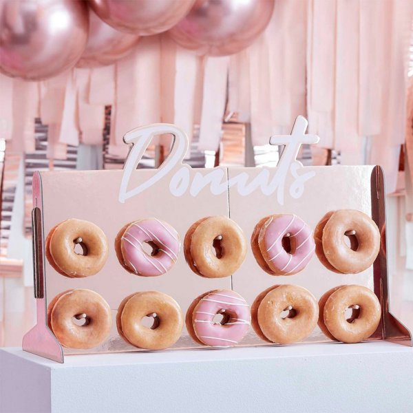 Donutst�ll - Donuts - Ros�guld