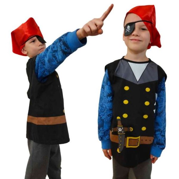 Piratkostym Barn 3-8 år 53x47 cm - Utklädnad Piratkostym Barn 3-8 år 53x47 cm - Utklädnad