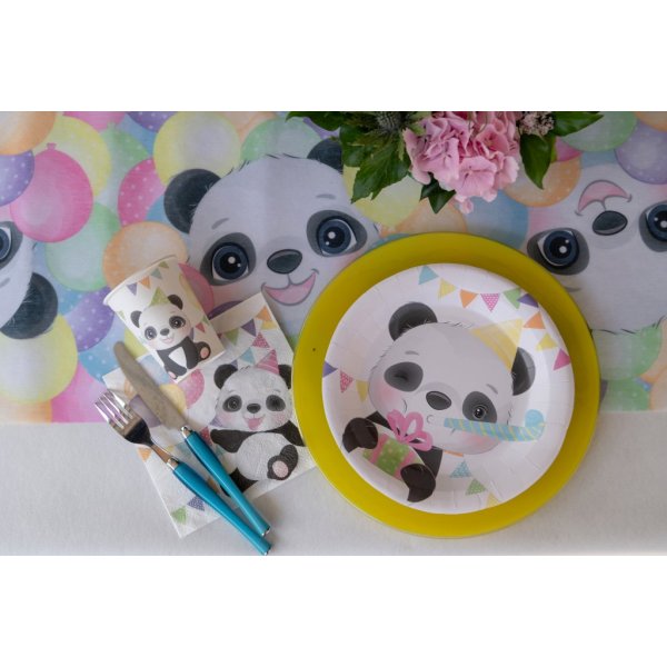 Pappmuggar - Pastel Panda - 10-pack