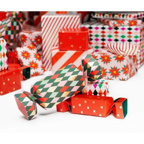 Presentboxar - Karameller - Röd/Grön - 2-pack Presentboxar - Karameller - Röd/Grön - 2-pack