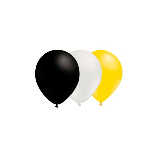 Ballonger - Mix - Svart/Vit/Gul - 15-pack Ballonger - Mix - Svart/Vit/Gul - 15-pack