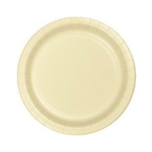 Papperstallrikar Ivory