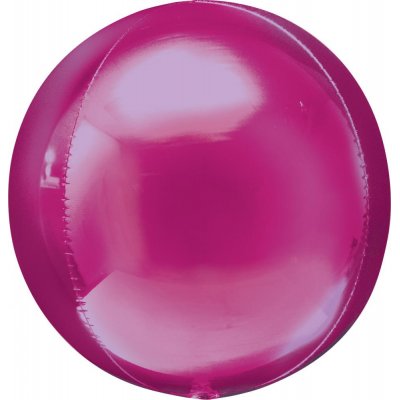 Folieballong - Klot - Rosa