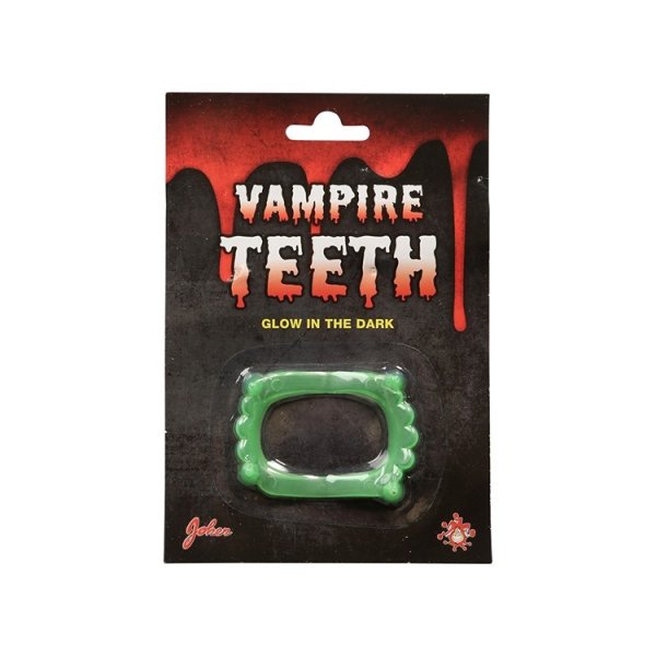 Vampyrt�nder glow in the dark, gr�na