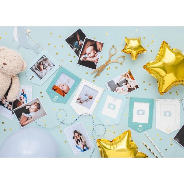 Fotogirlang - Whale - Blå/Guld Fotogirlang - Whale - Blå/Guld