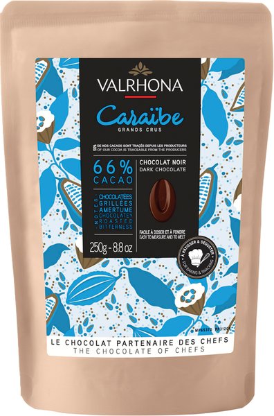 M�rk choklad - Caraibe - 250g - Valrhona