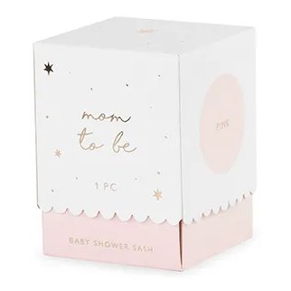 Sash - Mom to be - Ljusrosa/Guld