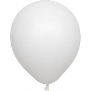 Miniballonger enfrgade - Premium 13 cm - White