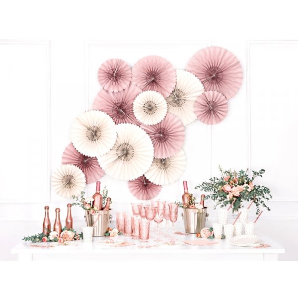 Pin wheels - 3-pack - Dusty rose
