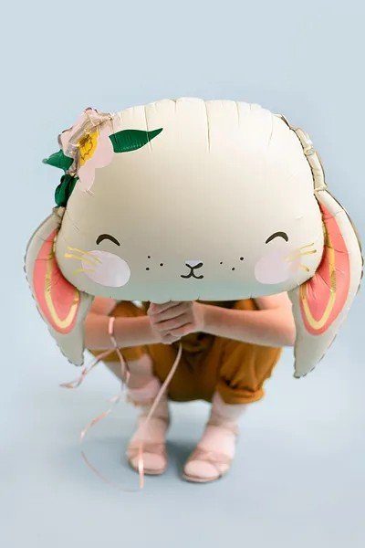 Folieballong - Kanin - 65x55 cm