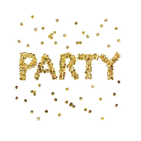 Servetter Party Guld