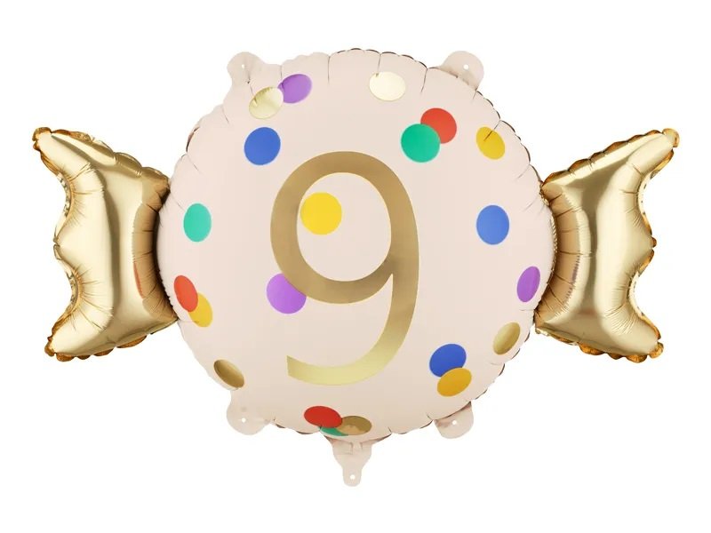 Folieballong - Candy - Siffra: 9 - Shapes, Folieballonger, Ballonger