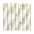 Sugr�r - Blommor Vit/Guld - 10-pack