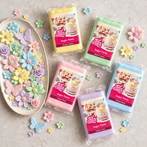 Sockerpasta - Paket Pastell - 5 x 250g - FunCakes