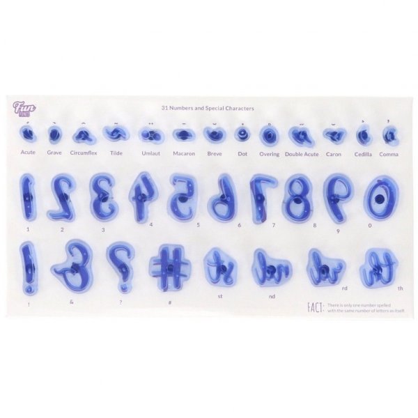 Stämpel - PME Fun Fonts - Siffror & Tecken Stämpel - PME Fun Fonts - Siffror & Tecken