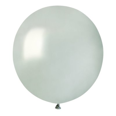 Runda ballonger - Silver - 48 cm - 10-pack