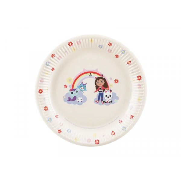Papptallrikar - Gabby\\\'s Dollhouse - 6-pack - 23 cm