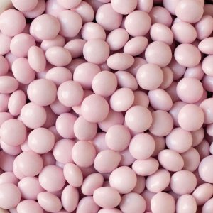 Mjölkchokladpärlor/linser - Rosa - 80 g Mjölkchokladpärlor/linser - Rosa - 80 g