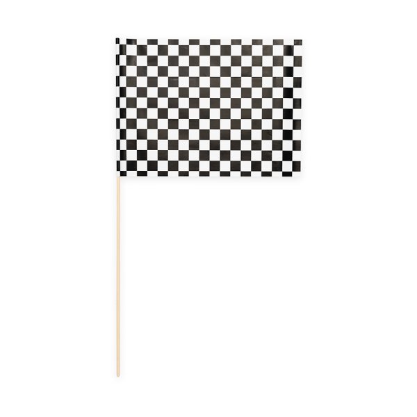 Pappersflaggor - Race - 20x30 cm - 10-pack