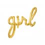 Folieballong Girl Guld