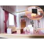 Docksk�p i MDF med LED-belysning 78 cm Vit inklusive 16 m�bler - Byggsats