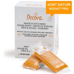 Sugarpaste/Sockerpasta - Orange -  Decora - 100 g *KORT DATUM*