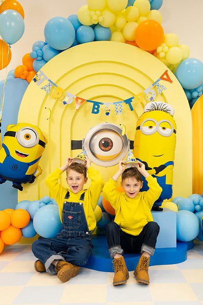 Happy Birthday-banner Minions