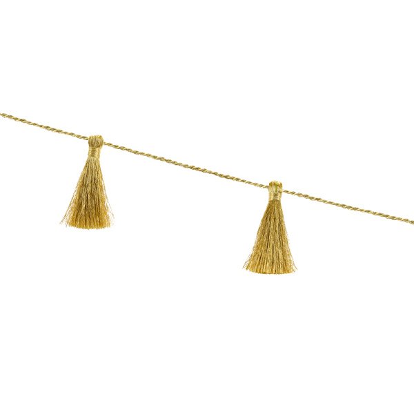 Tyggirlang - Tassels - Guld