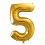 Sifferballonger Guld, 86 cm - nr 4