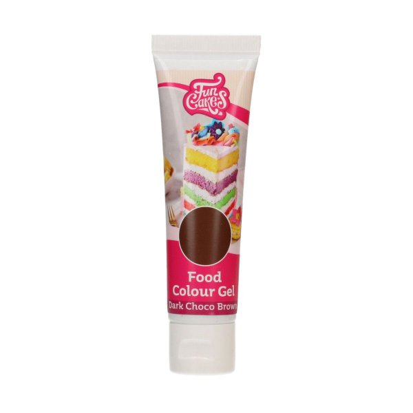 Gelfrg - Dark Choco Brown - Funcakes - 30 g