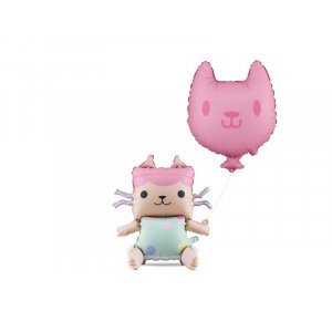 Folieballong - Gabby's Dollhouse - Baby Box med kattballong - 43 x 46 cm Folieballong - Gabby's Dollhouse - Baby Box med kattballong - 43 x 46 cm