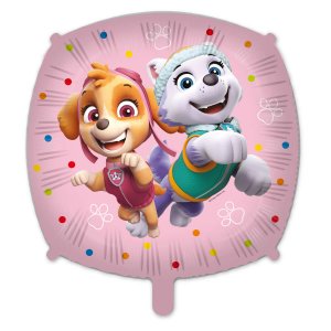 Folieballong - Paw Patrol - Skye & Everest - Fyrkantig - 46 cm