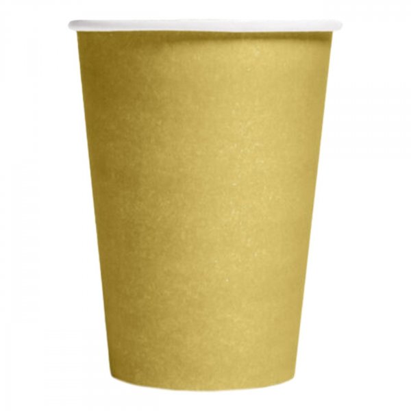 Pappmuggar Guld 8-pack