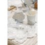 Servettringar - Sn�flingor - Ljusbl� - 8-pack