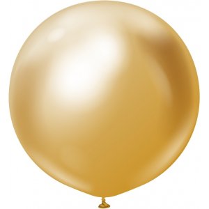 Ballonger enfrgade - Premium 60 cm - Gold Chrome