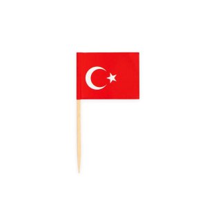 Partypicks - Flaggor - Turkiet - 50-pack Partypicks - Flaggor - Turkiet - 50-pack