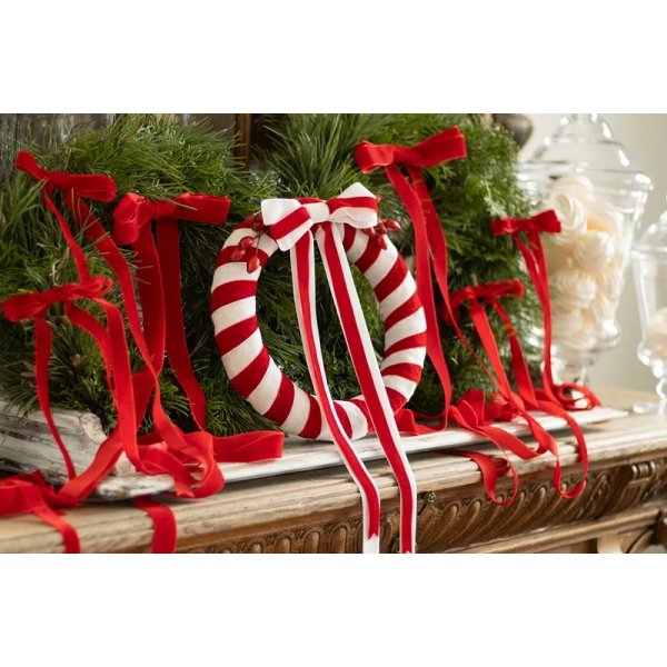 Velourband - 10 m - Vitt