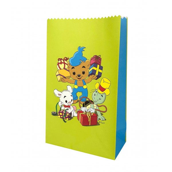 Godispåse 12x20cm - 8st - Bamse Kalas Godispåse 12x20cm - 8st - Bamse Kalas