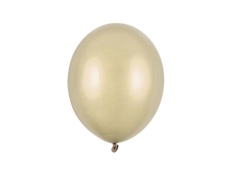 Ballonger - Metallisk kallguld - 27 cm - Metallic, Enfärgade ballonger, Ballonger