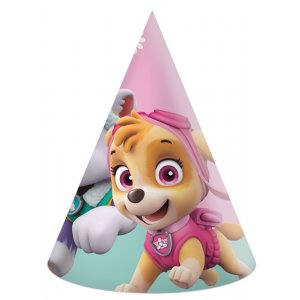 Partyhattar - Paw Patrol - Skye & Everest - 6-pack