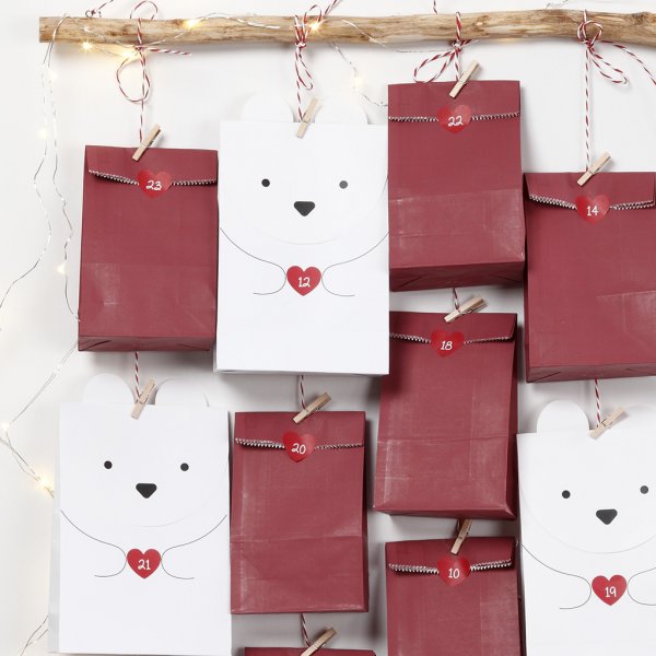 Träpinne med öglor - 60 cm Träpinne med öglor - 60 cm