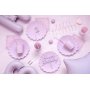 Sugr�r i plast, lila, 12st
