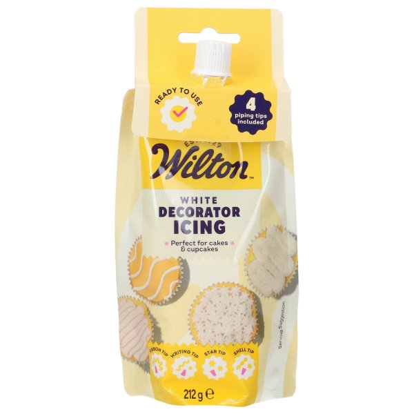 Wilton glasyr - Vit - 212g