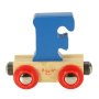 T�gsiffra i tr� - Diverse f�rger - Bokstav: 5