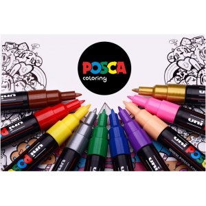 Posca Marker - PC-1M 0,7 mm Extra Fine (15 olika frgval)