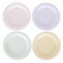 Papptallrikar - Pastellmix - 8-pack